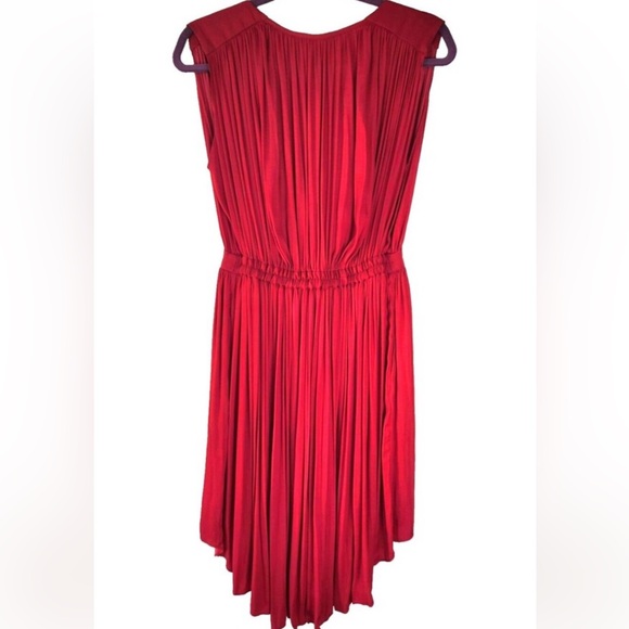 Anthropologie Nomad by Morgan Carper Red Elok High Low Dress - Size Medium - Picture 6 of 6